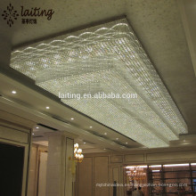 Proyectar y personalizar la iluminación moderna con cristales rectangulares de estrellas del hotel